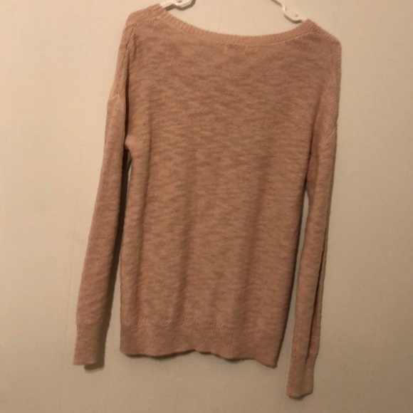 BLUSH CABLE KNIT SWEATER - Picture 5 of 6